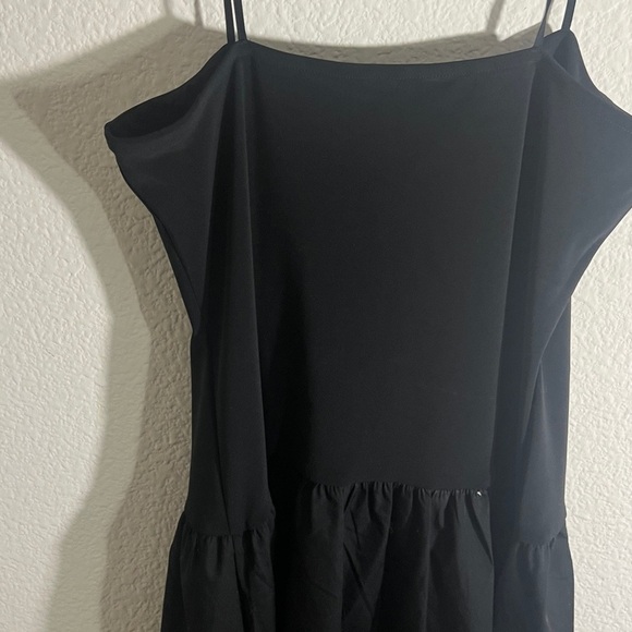 BY ANTHROPOLOGIE SQUARE-NECK TWOFER MIDI DRESS size L - Picture 13 of 13